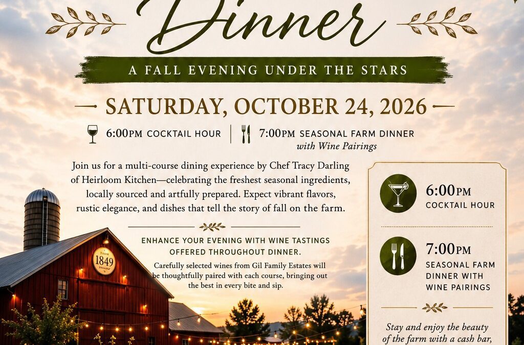 Farm 1849: Farm to Table Dinner